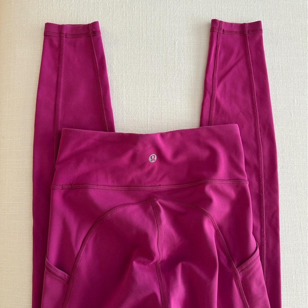 Lululemon Vibrant Pink Leggings - Picture 8 of 10